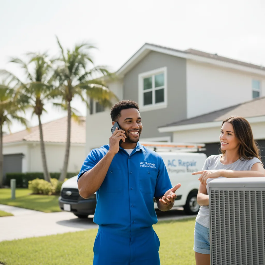 AC Repair Pompano Beach customer support in Ferrisburgh